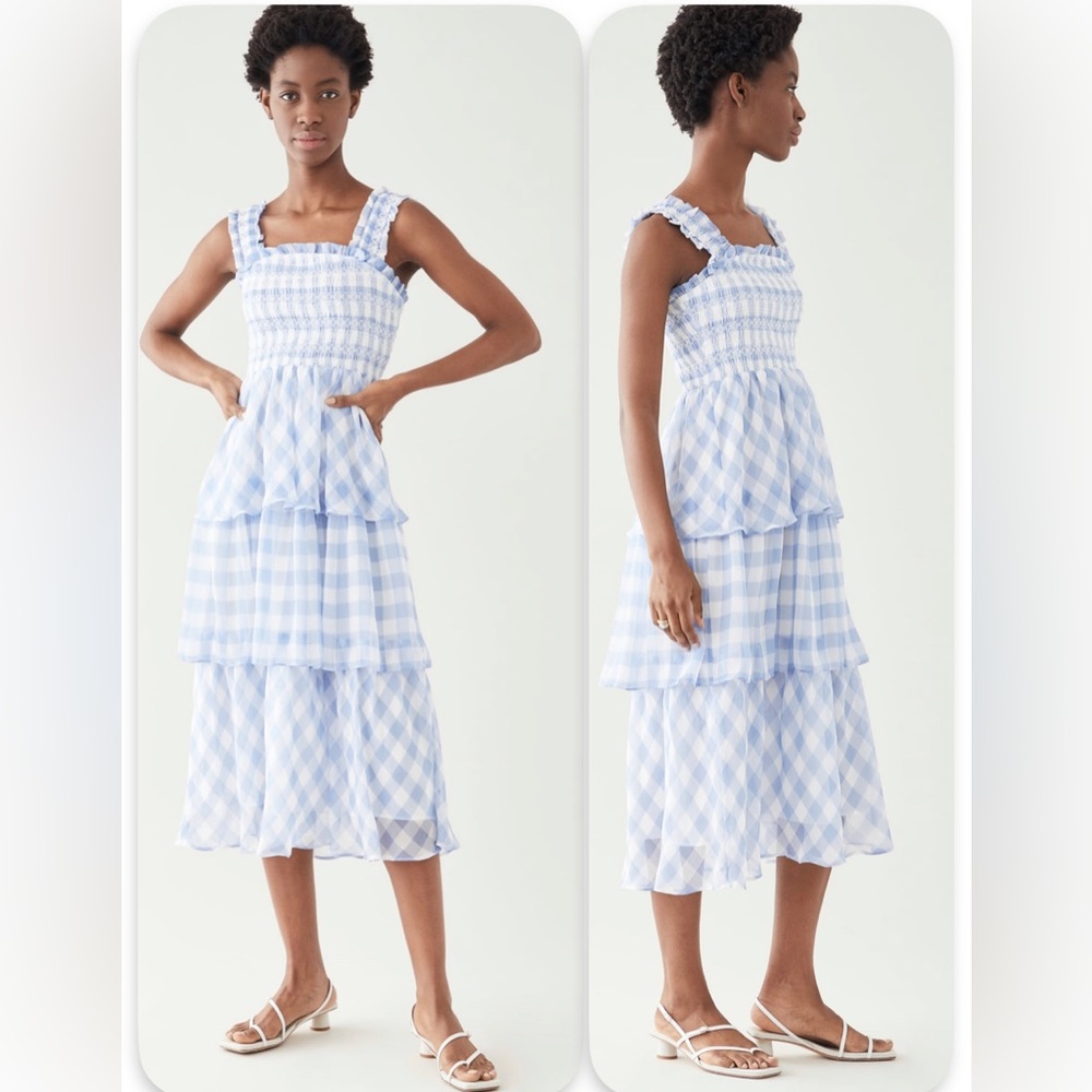 🌸English Factory Gingham Check Dress